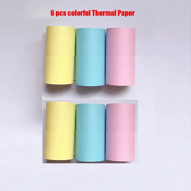 Assorted Mini Photo Printer Paper Rolls